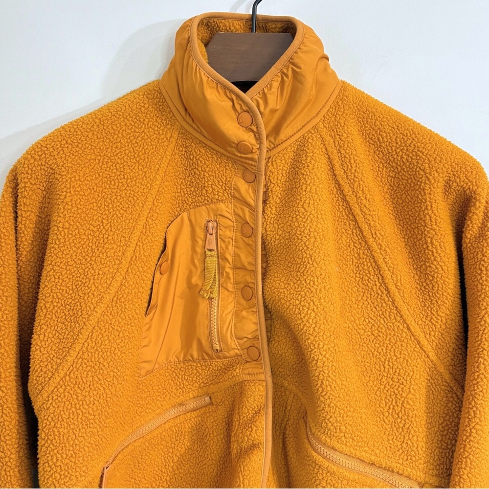 FP Movement by Free People Mustard Yellow Sherpa Jacket - Picture 3 of 14